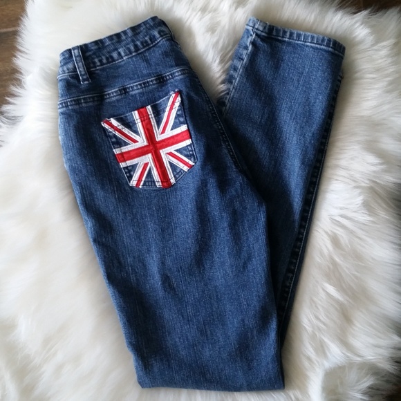twiggy LONDON Denim - B2G1 Twiggy London Union Jack Straight Leg Jeans